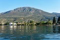 View of Small Fishing Village From Gulf of Corinth Bay, Greece.