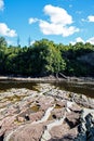 View Across The Chaudiere River In Levis, Quebec Royalty Free Stock Photo