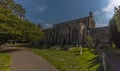 A view across the church at East Bergholt, Suffolk UK Royalty Free Stock Photo