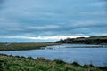 View across Cuckmere Haven towards the Coastguard cottages Royalty Free Stock Photo