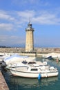 The View Across Desenzano Harbour on Lake Garda Royalty Free Stock Photo