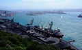 View across Durban harbor, South Africa