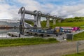 A view across the Falkirk Wheel in Scotland