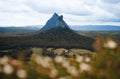 A view across the Glass House Mountains National Park near Brisbane, Queensland, Australia Royalty Free Stock Photo