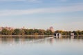 The Jackie Onassis Reservoir in Central Park Royalty Free Stock Photo