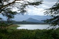 View across Lake Naivasha from Elsamere Royalty Free Stock Photo
