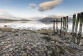 View across Loch Linnhe to Glencoe in Scotland. Royalty Free Stock Photo