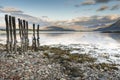 View across Loch Linnhe to Glencoe in Scotland. Royalty Free Stock Photo