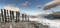 View across Loch Linnhe to Glencoe in Scotland. Royalty Free Stock Photo