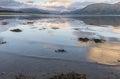 View across Loch Linnhe to Glencoe in Scotland. Royalty Free Stock Photo