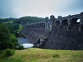 Lake Vyrnwy dam, Powys. Royalty Free Stock Photo