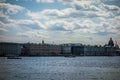 View across Neva River in St Petersburg
