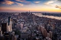 View across New York City Royalty Free Stock Photo