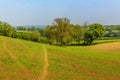 A view across a newly cultivated field near to the village of Laughton near Market Harborough, UK Royalty Free Stock Photo