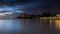 View across the pool to South Cronulla Beach, Sydney Royalty Free Stock Photo