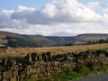 View across the pennines above Holmfirth Yorkshire England Royalty Free Stock Photo