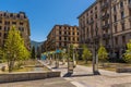 A view across the Piazza Giuseppe Verdi in La Spezia, Italy