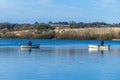 A view across Ravensthorpe Reservoir in Northamptonshire, UK Royalty Free Stock Photo