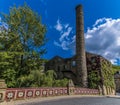 A view across a road bridge in Hebden Bridge, Yorkshire, UK Royalty Free Stock Photo