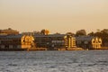 Walsh Bay Bond Stores at Sunset, Sydney Harbour, Australia