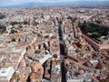 Urban aerial landscape Rome Italy
