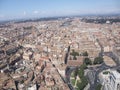 Urban aerial landscape Rome Italy