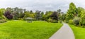 A view across the Valley Gardens in Harrogate, Yorkshire, UK