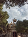 View of the Addolorata Cemetery