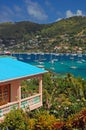 View of Admiralty Bay on Bequia Island Royalty Free Stock Photo