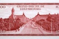 View of Adolphe Bridge from Luxembourgish Francs