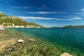 View of Adriatic sea coast on beautiful summer day Royalty Free Stock Photo