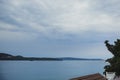 View of Adriatic Sea. Donji Seget. Trogir. Split Channel