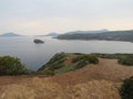 Aegean Sea in Cape Sounion, Greece