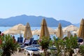 View of the Aegean Sea in Marmaris. Walk around the city. Tours to Marmaris for youth. Picturesque landscapes of islands in the