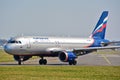 Aeroflot plane view