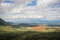 View of African rift valley in Kenya Royalty Free Stock Photo