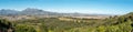 View from the Afrikaans Language Monument near Paarl towards Simonsberg