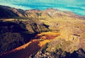 View of Agrio river near Salto del Agrio waterfall