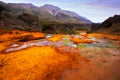 View of Agrio river near Salto del Agrio waterfall