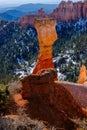 View from Agua Canyon Overlook in Bryce Canyon National Park Royalty Free Stock Photo