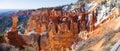 View from Agua Canyon Overlook in Bryce Canyon National Park Royalty Free Stock Photo