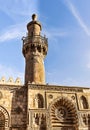 Ahmed Ibn Tulun Mosque minaret in Cairo, Egypt Royalty Free Stock Photo