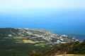 View from Ai-Petri Mountain to Gaspra