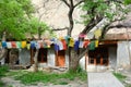 View of Aichi monastery in Ladakh, India Royalty Free Stock Photo