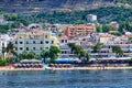 View of Aidipsos Town, Evia, From Arriving Ferry, Greece