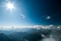 View from Aiguille du Midi Royalty Free Stock Photo