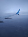 View from the aircraft porthole