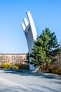 Airlift Memorial at Berlin Tempelhof on Sunny Day