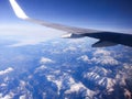 View from the airplaine Royalty Free Stock Photo