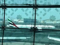 A view at the airport dubai - emirates